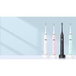 1pc STOBOK Sonic Electric Toothbrush, 47, 000 VPM, USB Powered with Charger, Microfiber Bristles, W-Shaped Head for Deep Cleaning, Adult Ultrasonic Dental Care, Family Essential