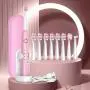 Nettoyage en Profondeur des Dents, Brosse à Dents Électrique Intelligente pour Adultes avec 8 Têtes de Brosse, Technologie Ondes Sonores pour un Action de Nettoyage à 40 000 Vibrations par Minute, 5 Modes de Nettoyage, Batterie Rechargeable pour Jusqu'à 4 Nettoyage en Profondeur des Dents, Brosse à Dents Électrique Intelligente pour Adultes avec 8 Têtes de Brosse, Technologie Ondes Sonores pour un Action de Nettoyage à 40 000 Vibrations par Minute, 5 Modes de Nettoyage, Batterie Rechargeable pour Jusqu'à 4