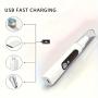 [Sonic Tooth Cleaner] 5-Speed Portable Sonic Electric Tooth Cleaner with LED Light - USB Rechargeable Tartar Removal Device, Lithium Battery, Type-C Charging for Home Dental Care