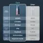 [Sonic Electric Toothbrush] 2pcs Sonic Electric Toothbrush - Adult with 16 Brush Heads, Long Battery Life, Fast Charging, 6 Cleaning Modes, Smart Time Reminder, Valentine's Day Gift