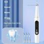 [Sonic Tooth Cleaner] 5-Speed Portable Sonic Electric Tooth Cleaner with LED Light - USB Rechargeable Tartar Removal Device, Lithium Battery, Type-C Charging for Home Dental Care